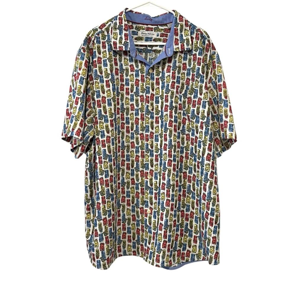 Tommy Bahama The Coconut Point XXL Tiki Monkey Print Shirt